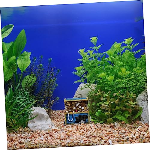 ABOOFAN Aquarium Dekoration Schatztruhe aus Resin Realistische Fake Treasure Box für Fischversteck Kleine Leichte Deko Umweltfreundlich und Fischfreundlich für Aquarienlandschaft ABOOFAN Aquarium Dekoration Schatztruhe aus Resin Realistische Fake Treasure Box für Fischversteck Kleine Leichte Deko Umweltfreundlich und Fischfreundlich für Aquarienlandschaft von ABOOFAN