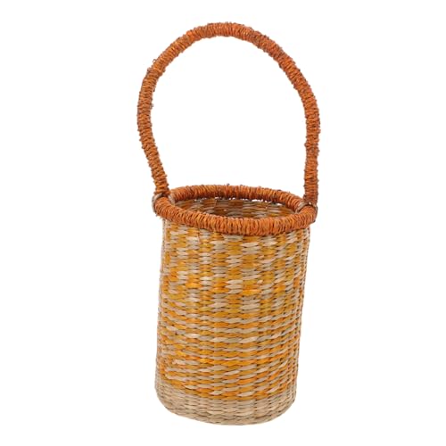 ABOOFAN Aufbewahrungskorb aus Seegrasgeflecht Dekorativer Weinkorb Geflochtener Korb aus Seegras Korb aus Seegras mit Griffen Weinkorb Weinversorgung Flaschenkorb Seetang Orange ABOOFAN Aufbewahrungskorb aus Seegrasgeflecht Dekorativer Weinkorb Geflochtener Korb aus Seegras Korb aus Seegras mit Griffen Weinkorb Weinversorgung Flaschenkorb Seetang Orange von ABOOFAN