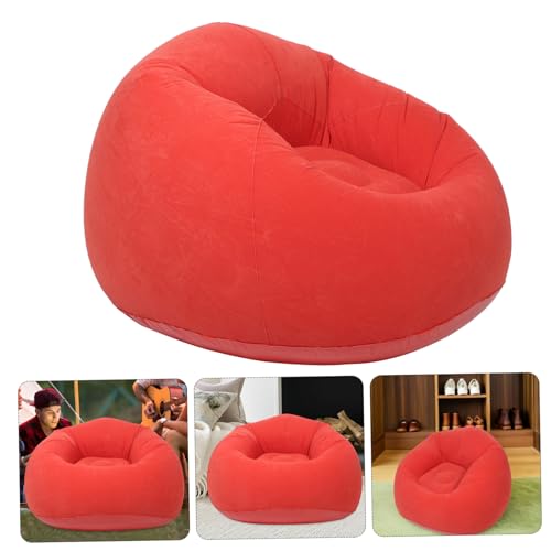 ABOOFAN Aufblasbare Camping Luftcouch Tragbare wasserdichte Outdoor Sofas mit Schnellaufblasfunktion und Bequemer Liegeposition für Erwachsene Rosa von ABOOFAN