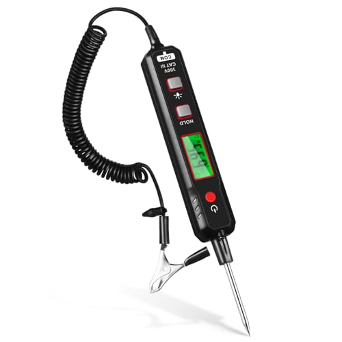 ABOOFAN Auto Circuit Tester mit Digitalem Lcd display Präziser Spannungsprüfer für Kfz stromkreise Beleuchtet Robustes Abs gehäuse Geeignet für Automobil Widerstandsmessungen ABOOFAN Auto Circuit Tester mit Digitalem Lcd display Präziser Spannungsprüfer für Kfz stromkreise Beleuchtet Robustes Abs gehäuse Geeignet für Automobil Widerstandsmessungen von ABOOFAN