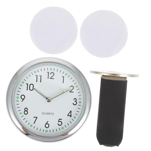 ABOOFAN Auto Digitaluhr Mini Dashboard Uhr mit Klebepad Leuchtend Präzise Einfache Installation Langlebiges Glasgehäuse Geeignet für Armaturenbrett und Fahrzeug Innenraum von ABOOFAN