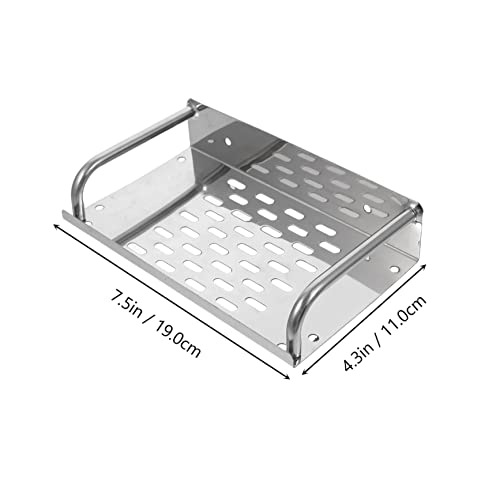ABOOFAN Badezimmer Wandregal mit Hohlraum Design Rostfrei Langlebig Praktische Aufbewahrung für Dusche und Waschbecken Einfach zu Reinigen Platzsparend Teilig von ABOOFAN