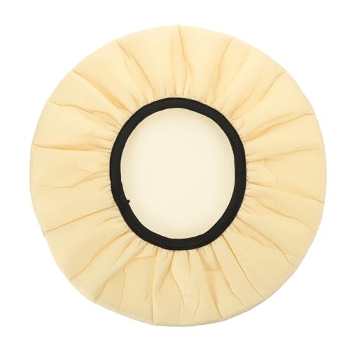 ABOOFAN Barhockerbezug Rund Elastisch Waschbar Stoffbezug Beige Sitzschutz Schonbezug für Esszimmer Bar Küche von ABOOFAN