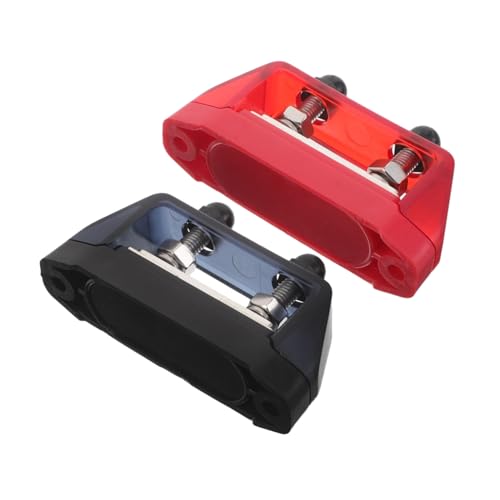 ABOOFAN Batterieklemmenblock mit Schutzabdeckung Robuste Anschlussleiste für Auto Boot Wohnmobil Wasserdichter Verteiler zur Sicheren Verkabelung und Stabilen Stromverbindung von ABOOFAN