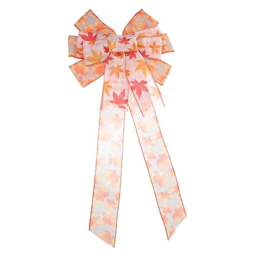 ABOOFAN Baumspitzenschleifen zum Erntedankfest für Fenster riesig Dekorationen Urlaub Ribbon bandfeile seidenbänder Autumn Decor großer Schleifenknoten große Herbstkranzschleifen Stoff ABOOFAN Baumspitzenschleifen zum Erntedankfest für Fenster riesig Dekorationen Urlaub Ribbon bandfeile seidenbänder Autumn Decor großer Schleifenknoten große Herbstkranzschleifen Stoff von ABOOFAN