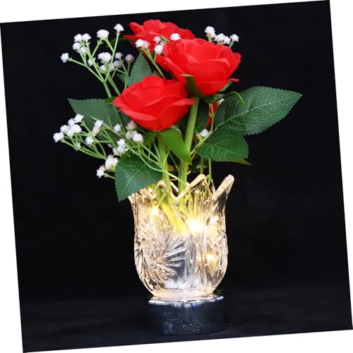 ABOOFAN Blumenlampe Mit Led-Lichter in Vase Für Schlafzimmer Lichter Als Moderne Tischlampe Ästhetisches Raumdekor Für Teenager-mädchen von ABOOFAN