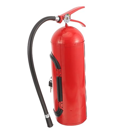 ABOOFAN Box Metall Feuerlöscher Weinschrank Schwarz C Stil Weinlöscher Feuerlöscher Weinhalter Weinaufbewahrung Form Weinflaschenkühler Feuerlöscher Weinorganizer Rotes Eisen von ABOOFAN