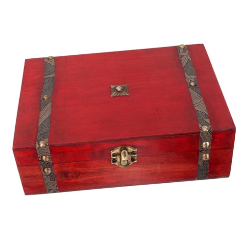 ABOOFAN Schmuckschatulle Aus Holz Aufbewahrungsbox Mit -leuchten Multifunktionale Verpackungsbox Für Dekorative Schmuckschatulle von ABOOFAN