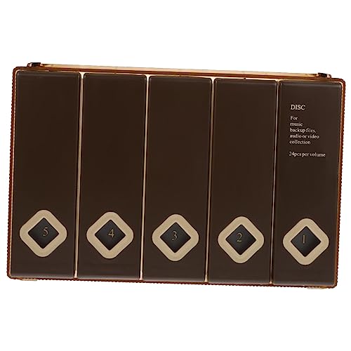 ABOOFAN Cd Aufbewahrungsbox Kapazität Praktischer und Tragbarer Cd Organizer mit Weichem Innenfutter für Zuhause und Reisen von ABOOFAN