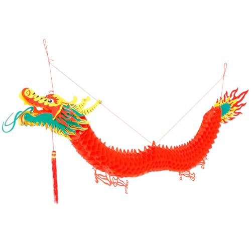 ABOOFAN Chinesisches Neujahr Drachen Chinesische Drachen Deko Chinesische Neujahrsdekoration Neujahr Laterne 2023 Neujahr Hängedeko Für Kinder Spielzeug Frühlingsfest Silvester Party Deko von ABOOFAN