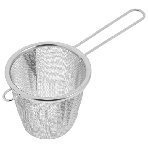 ABOOFAN 1 StüCk Teesieb FüR Losen Tee, Feinmaschiges Teesieb Mit Griff, Edelstahl-Teefilter FüR Tassen Und Teekannen, Chinesisches Kungfu-TeezubehöR von ABOOFAN