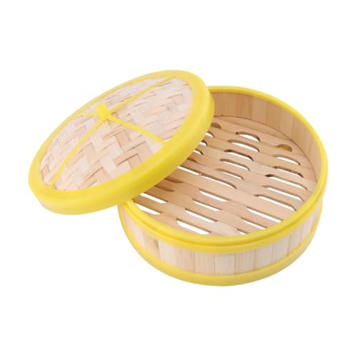 ABOOFAN Dampfgarer mit Deckel Single Tier Dämpfkorb aus Kunststoff und Bruchsicherer Dämpfer für Dim Sum Teigtaschen Gemüse Reis Vielseitig für Asiatische Küche ABOOFAN Dampfgarer mit Deckel Single Tier Dämpfkorb aus Kunststoff und Bruchsicherer Dämpfer für Dim Sum Teigtaschen Gemüse Reis Vielseitig für Asiatische Küche von ABOOFAN