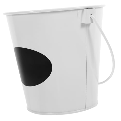ABOOFAN Desktop Mini Mülleimer aus Vintage Abfallbehälter für Schreibtisch Badezimmer und Büro Kompakte und Leicht zu Reinigen Vielseitig Einsetzbar von ABOOFAN