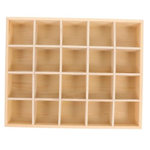 ABOOFAN Desktop Organizer Holz Aufbewahrungsbox 34x27x5cm Mit 20 Fächern Für Schmuck Und Kosmetik Schubladen Organizer Bpa Frei Multifunktional ABOOFAN Desktop Organizer Holz Aufbewahrungsbox 34x27x5cm Mit 20 Fächern Für Schmuck Und Kosmetik Schubladen Organizer Bpa Frei Multifunktional von ABOOFAN