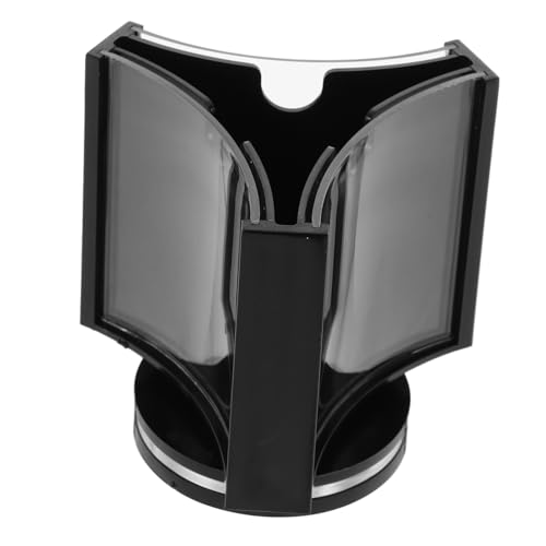 ABOOFAN Drehbarer Tischplatten Tag Halter Tisch Schildhalter Kunststoff Schildhalter Display 3 Seitiger Schildhalter Menüständer Transparenter Display Schildständer von ABOOFAN