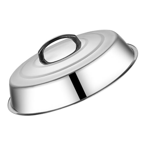 ABOOFAN Edelstahl BBQ Grill Schmelzkuppel Erhöhter Dome Deckel mit Anti öl spritzschutz Einstellbare Lüftung Tropfenstopp für Steak Käse und Outdoor Grillen ABOOFAN Edelstahl BBQ Grill Schmelzkuppel Erhöhter Dome Deckel mit Anti öl spritzschutz Einstellbare Lüftung Tropfenstopp für Steak Käse und Outdoor Grillen von ABOOFAN