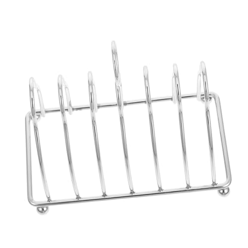 ABOOFAN Edelstahl Brotrahmen mit Mehrschichtigem Design Rostfrei Platzsparend Vielseitig für Brot und Toast Moderner Toastständer für Küche Haushalt Cafés Langlebiger Brothalter ABOOFAN Edelstahl Brotrahmen mit Mehrschichtigem Design Rostfrei Platzsparend Vielseitig für Brot und Toast Moderner Toastständer für Küche Haushalt Cafés Langlebiger Brothalter von ABOOFAN