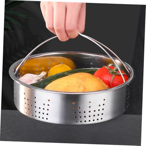ABOOFAN Edelstahl Dampfgarer Einsatz mit Trivet Rack Lebensmittelechter Steamer Korb für Vielseitiges Dämpfen von Gemüse Fisch Reis Mehr Robustes Zubehör für Töpfe und Dampfgarer ABOOFAN Edelstahl Dampfgarer Einsatz mit Trivet Rack Lebensmittelechter Steamer Korb für Vielseitiges Dämpfen von Gemüse Fisch Reis Mehr Robustes Zubehör für Töpfe und Dampfgarer von ABOOFAN