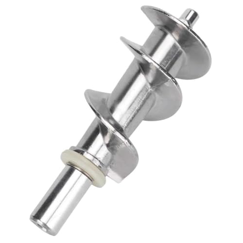 ABOOFAN Edelstahl Fleischwolf Ersatzschraube Robust Langlebig für Elektrischen Fleischwolf Zubehör Einfach zu Montieren Präzise Gefertigt Glatte Oberfläche Sicher für Küchenmaschinen von ABOOFAN