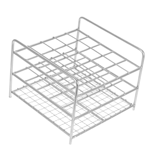 ABOOFAN Edelstahl Testrohrhalter Quadratischer Stabiler Ständer für Labor Industrie Entwicklung und DIY Kosmetik Herstellung ABOOFAN Edelstahl Testrohrhalter Quadratischer Stabiler Ständer für Labor Industrie Entwicklung und DIY Kosmetik Herstellung von ABOOFAN