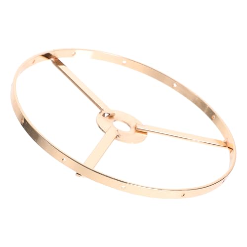 ABOOFAN Eisen Lampenschirmrahmen Ring Durchmesser Rostfrei Diy Lampenhalter für Fassung Tischlampe Kronleuchter Vielseitig Einsetzbar Robust und Einfach zu Montieren von ABOOFAN