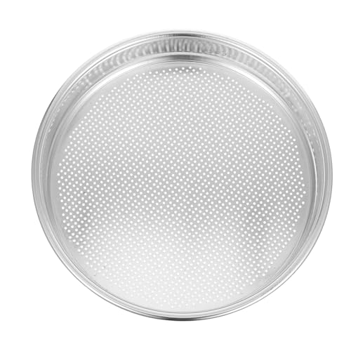 ABOOFAN Filter gartenerdsieb Gartenwerkzeug Siebwerkzeug für den Garten Felsen Sieb Schottersiffter Sieb für Gartenerde Pflanzsieb feinmaschiges Sieb Bodensiebpfanne Aluminiumoxid Silber von ABOOFAN