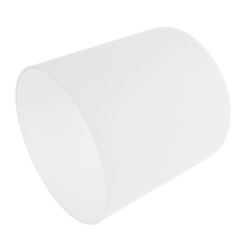 ABOOFAN Glas Lampenschirm Weiß Øxmm Lampenschirm Ersatz für Tischlampe Pendelleuchte Gleichmäßige Lichtverteilung Modernes Design Pflegeleicht von ABOOFAN