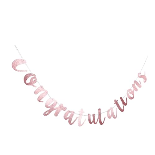 ABOOFAN Graduationsbanner Roségold Hängend für Abschlussfeier Fotohintergrund Einsetzbar Partydekoration Schule Feier ABOOFAN Graduationsbanner Roségold Hängend für Abschlussfeier Fotohintergrund Einsetzbar Partydekoration Schule Feier von ABOOFAN
