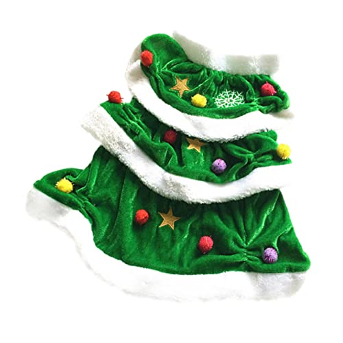 ABOOFAN Kleidung Grünes Outfit Hasen-Outfits Welpen-Outfits Weihnachts-Hundekleid Warme Hundemäntel Welpenkostüme Haustierkleid Für Party Haustierkleidung Für Weihnachten Hundekleid Für von ABOOFAN