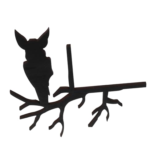 ABOOFAN Halloween Türrahmen Dekoration aus Massivem Holz Handgefertigtes Schwarzes Fledermaus-Ornament für Rechteckige Ecken Vielseitiger Tür-eckschmuck für Fenster Regal und Party ABOOFAN Halloween Türrahmen Dekoration aus Massivem Holz Handgefertigtes Schwarzes Fledermaus-Ornament für Rechteckige Ecken Vielseitiger Tür-eckschmuck für Fenster Regal und Party von ABOOFAN