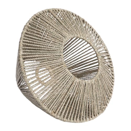 ABOOFAN Handgefertigter Woven Lampenschirm aus Naturseil für Deckenleuchten Fassung Vintage Boho Stil Geeignet für Rustikale und Moderne Wohnräume ABOOFAN Handgefertigter Woven Lampenschirm aus Naturseil für Deckenleuchten Fassung Vintage Boho Stil Geeignet für Rustikale und Moderne Wohnräume von ABOOFAN