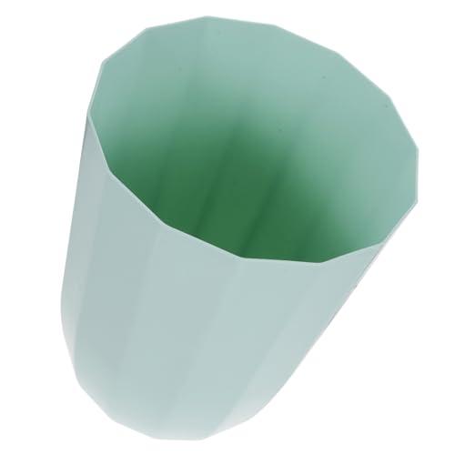 ABOOFAN Haushalts Mülleimer Offen Kunststoff Großer Müllkorb ohne Deckel Grün für Bad Schlafzimmer Küche Langlebig Waschbar Bodenschonend Modernes Design von ABOOFAN