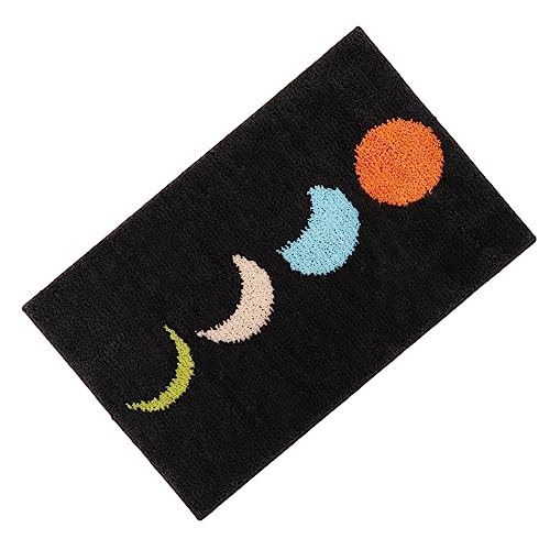 ABOOFAN Hochwertige rutschfeste Badematte aus Polyester Saugfähiger Bodenbelag für Badezimmer Küche und Flur Dunkelgrau für Täglichen Gebrauch von ABOOFAN