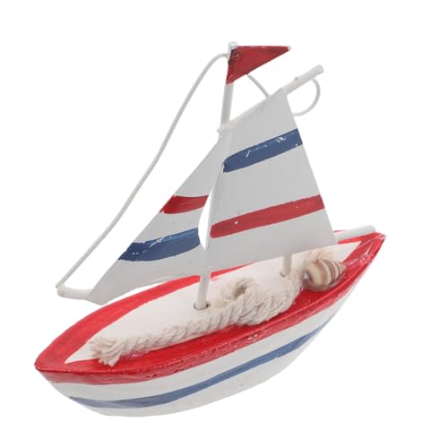 ABOOFAN Holz Miniatur Segelboot Modell Mediterranes Küsten-dekor Nautische Tischdekoration Holz Segelschiff Figuren für Strand Meeres-themenfeiern Kuchen Party-deko ABOOFAN Holz Miniatur Segelboot Modell Mediterranes Küsten-dekor Nautische Tischdekoration Holz Segelschiff Figuren für Strand Meeres-themenfeiern Kuchen Party-deko von ABOOFAN