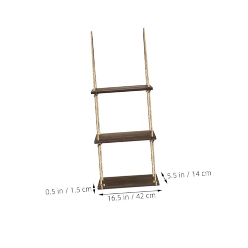 ABOOFAN Holz Wandregal Vintage Stil Hängeregal Wandmontage Platzsparend für Wohnzimmer Küche Deko Pflanzenständer Regal aus Robustem Kiefernholz ABOOFAN Holz Wandregal Vintage Stil Hängeregal Wandmontage Platzsparend für Wohnzimmer Küche Deko Pflanzenständer Regal aus Robustem Kiefernholz von ABOOFAN