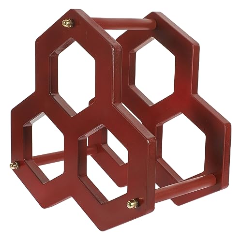ABOOFAN Holz Weinregal für Zuhause Stabiler Weinhalter aus Massivem Holz für Stilvolle Präsentation von Rotweinflaschen für Wohnzimmer Bars und Restaurants ABOOFAN Holz Weinregal für Zuhause Stabiler Weinhalter aus Massivem Holz für Stilvolle Präsentation von Rotweinflaschen für Wohnzimmer Bars und Restaurants von ABOOFAN