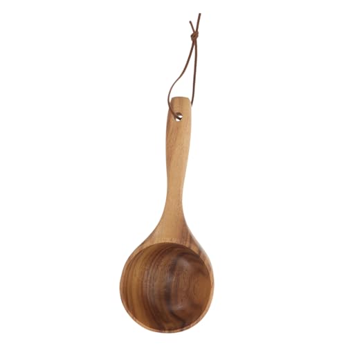 ABOOFAN Holzkelle Badewasserschöpfer mit Ergonomischem Griff Große Kapazität Langlebig und Vielseitig für Sauna Bad und Garten Leichter Holzlöffel für Bequemes Wasserschöpfen und Gießen ABOOFAN Holzkelle Badewasserschöpfer mit Ergonomischem Griff Große Kapazität Langlebig und Vielseitig für Sauna Bad und Garten Leichter Holzlöffel für Bequemes Wasserschöpfen und Gießen von ABOOFAN
