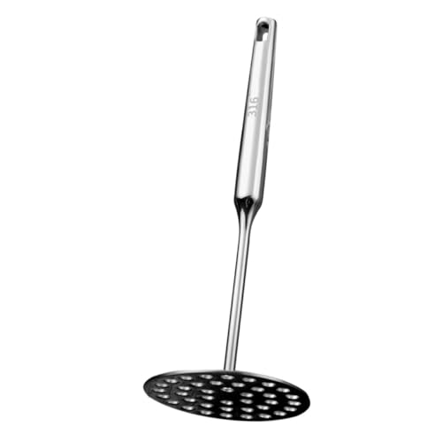 ABOOFAN Kartoffelstampfer aus Edelstahl Langlebiger Kartoffelstampfer für Kartoffelpüree Multifunktional für Babybrei und Gemüse Spülmaschinenfest für Küche und Gastronomie ABOOFAN Kartoffelstampfer aus Edelstahl Langlebiger Kartoffelstampfer für Kartoffelpüree Multifunktional für Babybrei und Gemüse Spülmaschinenfest für Küche und Gastronomie von ABOOFAN