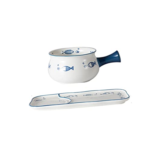 ABOOFAN Keramik Servierplatte mit Fischmuster Rechteckiges Design Vielseitiger Salatteller für Haushalt und Restaurant Geeignet für Frühstück Obst Pasta Haushaltsgeschirrplatte ABOOFAN Keramik Servierplatte mit Fischmuster Rechteckiges Design Vielseitiger Salatteller für Haushalt und Restaurant Geeignet für Frühstück Obst Pasta Haushaltsgeschirrplatte von ABOOFAN
