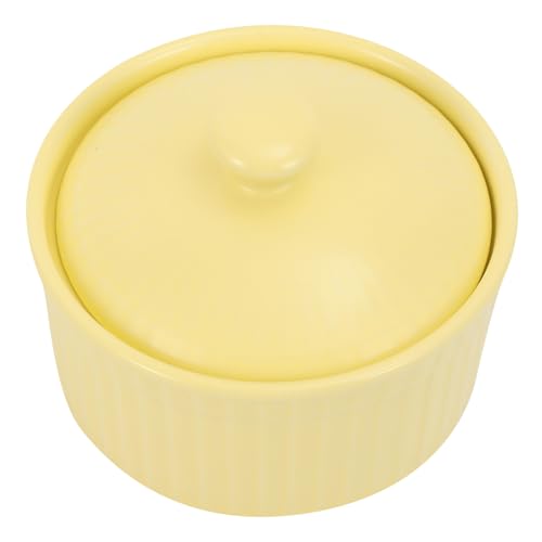 ABOOFAN Keramische Backschüssel mit Deckel Runde Bunte Dessert und Servierschüssel für Aufläufe Pudding und Früchte für Täglichen Gebrauch Tischdekoration ABOOFAN Keramische Backschüssel mit Deckel Runde Bunte Dessert und Servierschüssel für Aufläufe Pudding und Früchte für Täglichen Gebrauch Tischdekoration von ABOOFAN