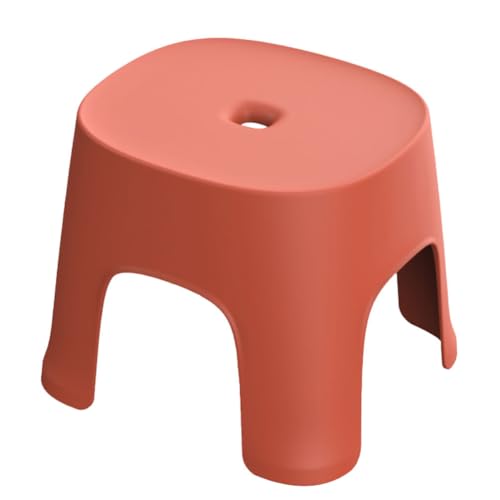 ABOOFAN Kinder-Tritthocker Kunststoffhocker Trittleiter Kleinkind-Tritthocker Helfer Toilettenstufe Tritthocker Duschbank Für Badezimmerwaschbecken Rot von ABOOFAN