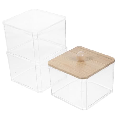 ABOOFAN Klein Stapelbarer Aufbewahrungsbehälter für Kosmetik aus Material für Wattepads Haarschmuck und Kleine Accessoires für Übersichtliche Organisation Dem Tisch ABOOFAN Klein Stapelbarer Aufbewahrungsbehälter für Kosmetik aus Material für Wattepads Haarschmuck und Kleine Accessoires für Übersichtliche Organisation Dem Tisch von ABOOFAN
