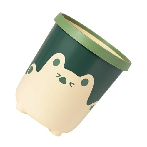 ABOOFAN Kleiner Cartoon Mülleimer Gelb Grün Bunter Abfalleimer für Schlafzimmer Badezimmer Wohnzimmer Praktischer Kunststoff Mülleimer mit Niedlichem Design Vielseitiger Haushaltsmülleimer ABOOFAN Kleiner Cartoon Mülleimer Gelb Grün Bunter Abfalleimer für Schlafzimmer Badezimmer Wohnzimmer Praktischer Kunststoff Mülleimer mit Niedlichem Design Vielseitiger Haushaltsmülleimer von ABOOFAN