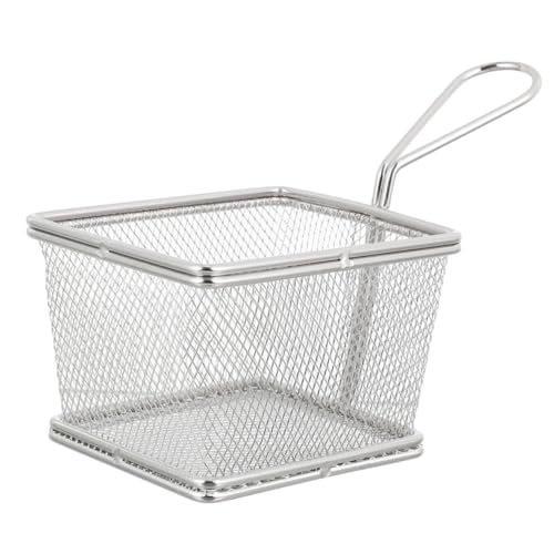 ABOOFAN Kompakter Edelstahl Frittierkorb Für Pommes Und Snacks Praktisches Sieb Mit Ergonomischem Griff Für Küche Zur Verwendung Bei Snacks Wie Pommes Frittiertem Hähnchen Und Fischbällche ABOOFAN Kompakter Edelstahl Frittierkorb Für Pommes Und Snacks Praktisches Sieb Mit Ergonomischem Griff Für Küche Zur Verwendung Bei Snacks Wie Pommes Frittiertem Hähnchen Und Fischbällche von ABOOFAN