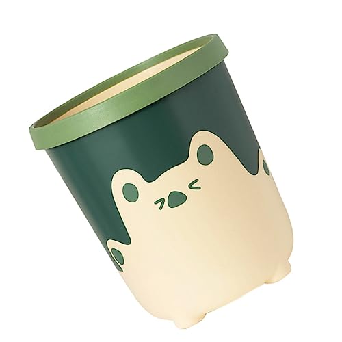 ABOOFAN Kreativer Cartoon Mülleimer Bär ohne Deckel Großer Müllbehälter für Küche Wohnzimmer Schlafzimmer Süßer Offener Abfallkorb für Papier und Haushaltsmüll Stilvoller Recycling von ABOOFAN