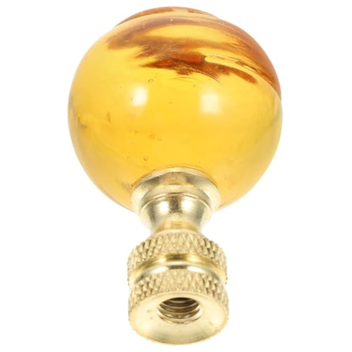 ABOOFAN Kristallkugel Leuchten Lampenschirm Lampenschirmhalter Material Endstücke Dekorative Tischlampe Endstück Lampenknauf Lampenzubehör Dekorative Lampe Endstück Lampenknauf Orange ABOOFAN Kristallkugel Leuchten Lampenschirm Lampenschirmhalter Material Endstücke Dekorative Tischlampe Endstück Lampenknauf Lampenzubehör Dekorative Lampe Endstück Lampenknauf Orange von ABOOFAN