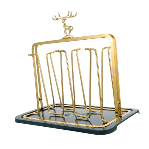 ABOOFAN Küchenregal mit Abtropfplatte Eleganter Tassenhalter für Gläser Praktisch und für Wohnräume und Küchenorganisation Platzsparend und Modern ABOOFAN Küchenregal mit Abtropfplatte Eleganter Tassenhalter für Gläser Praktisch und für Wohnräume und Küchenorganisation Platzsparend und Modern von ABOOFAN