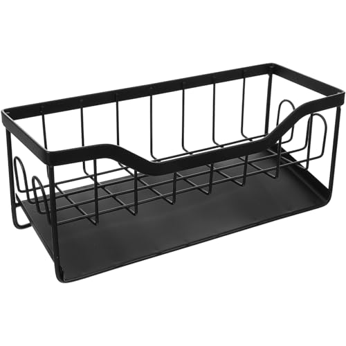 ABOOFAN Küchenspüle Schwammhalter mit Abtropfgestell Organizer für Seifenflaschen und Spülbürsten Platzsparend Wasserdurchlässig Schwarz Robust für Bad und Küche ABOOFAN Küchenspüle Schwammhalter mit Abtropfgestell Organizer für Seifenflaschen und Spülbürsten Platzsparend Wasserdurchlässig Schwarz Robust für Bad und Küche von ABOOFAN