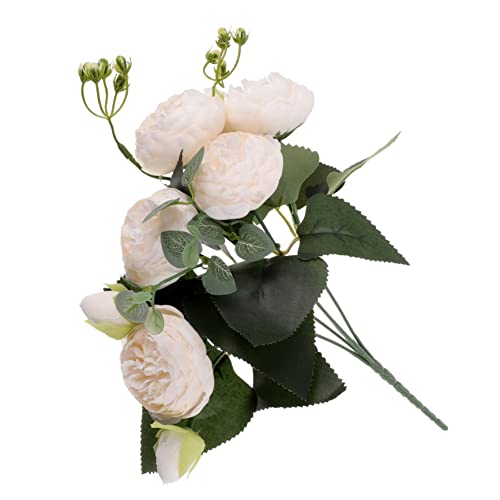 ABOOFAN Künstliche Pfingstrose Funkeln Anlage Gefälscht Strauß Fee Fälschung Braut Ornamente Tulpen Rosen Künstliche Hängekörbe Mit Blumen Hochzeit Heim Ästhetisch Vase Seidenblume von ABOOFAN