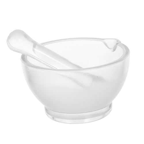 ABOOFAN Laborschleife Mörtel -apotheken -tool Pharmazie Pestle Tool Pulvermischerschüssel Mit Stößel Werkzeuge Zum Mahlen Von Medizinischem Pillenmühle Dunkelgrau Glas von ABOOFAN